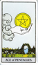 タロットの意味:Ace of Pentacles