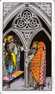 タロットの意味:Three of Pentacles
