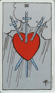 タロットの意味:Three of Swords