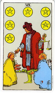 タロットの意味:Six of Pentacles