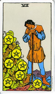 タロットの意味:Seven of Pentacles