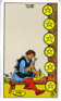 タロットの意味:Eight of Pentacles