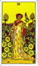 タロットの意味:Nine of Pentacles